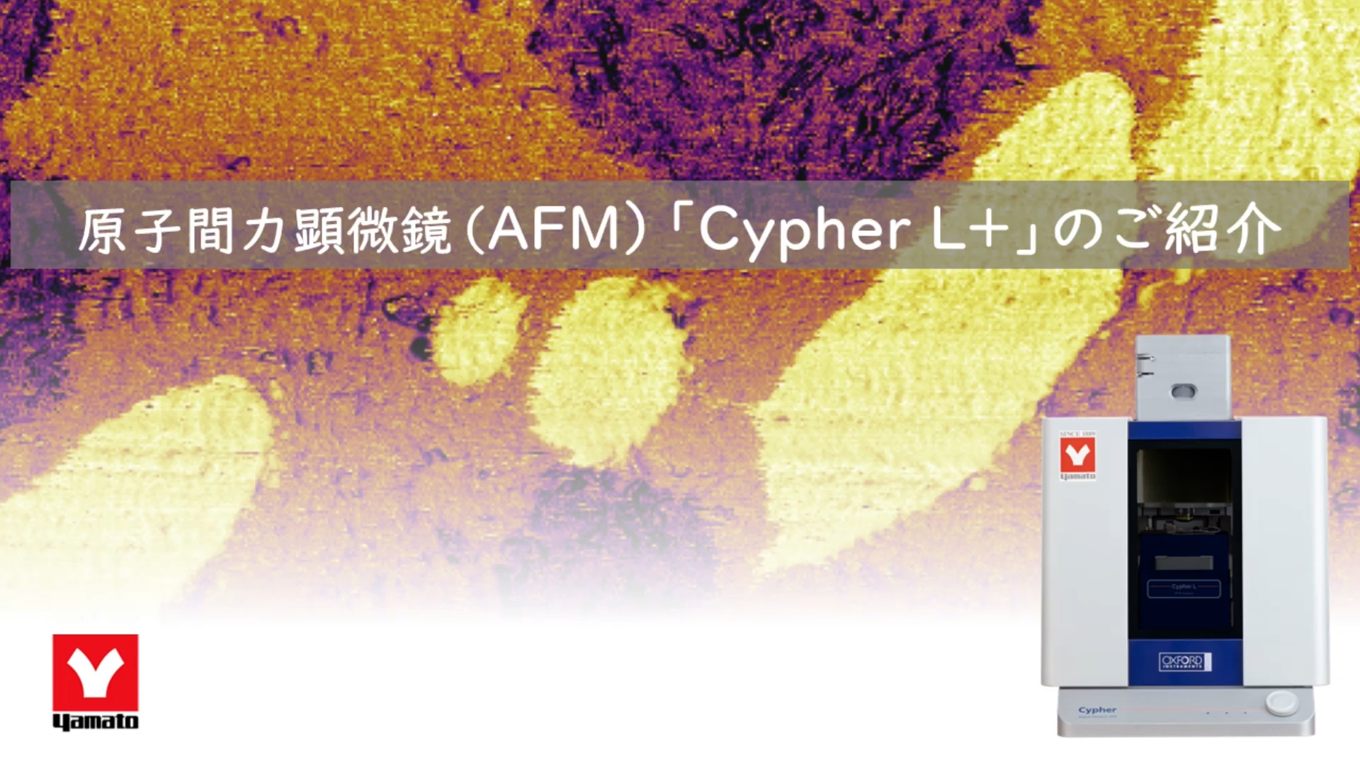原子間力顕微鏡（AFM）「Cypher L+」のご紹介